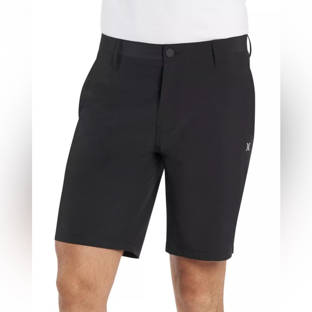 Hurley Men's All Day Hybrid Shorts Quick Dry 4-Way Stretch Black Size 30.